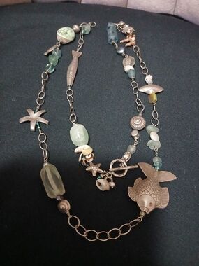 Sterling Ocean Themed Necklace